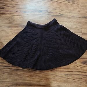 Vintage Alexander McQueen Dark Knit Skater Skirt